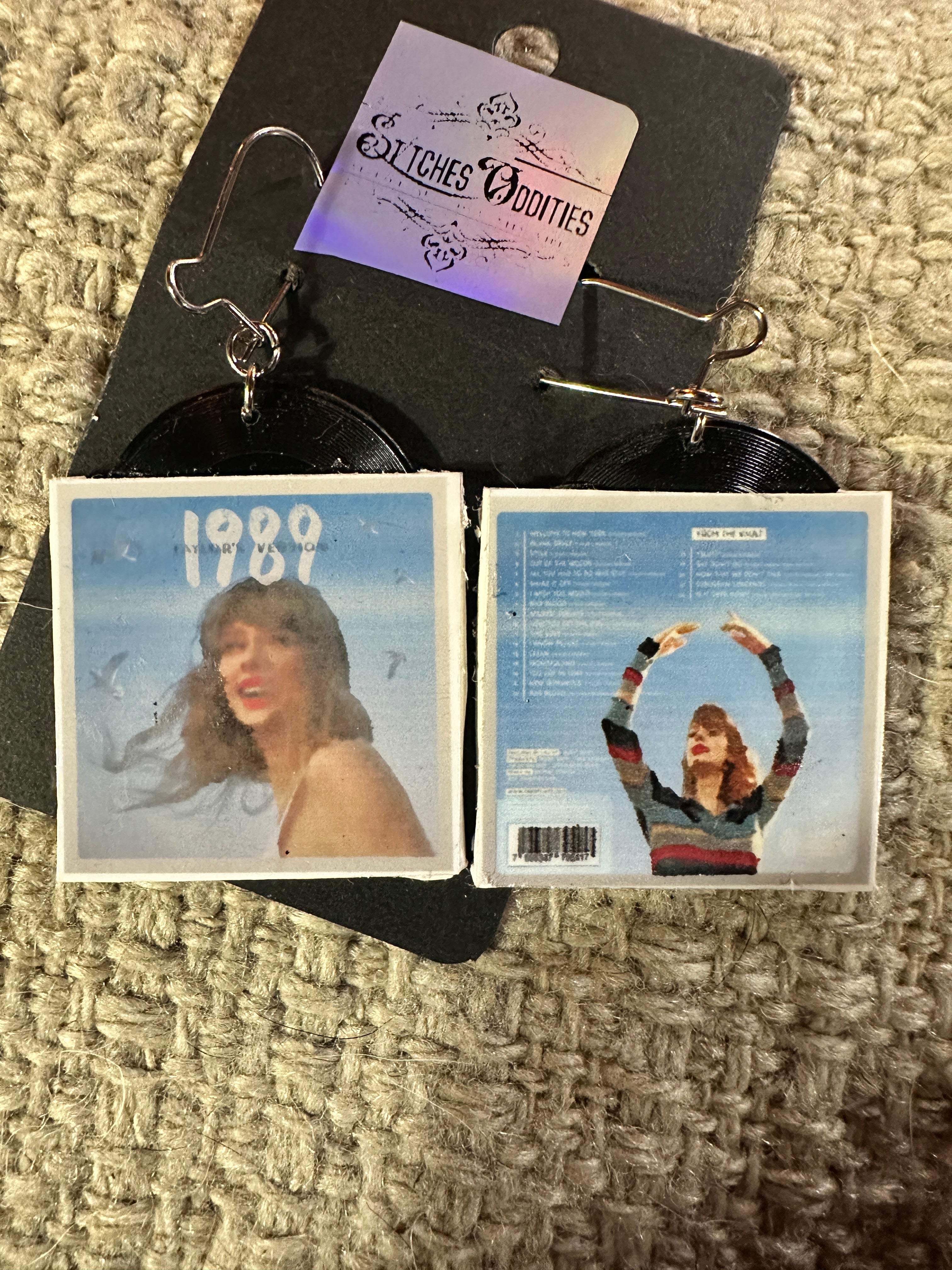 Vinyl Record Earrings