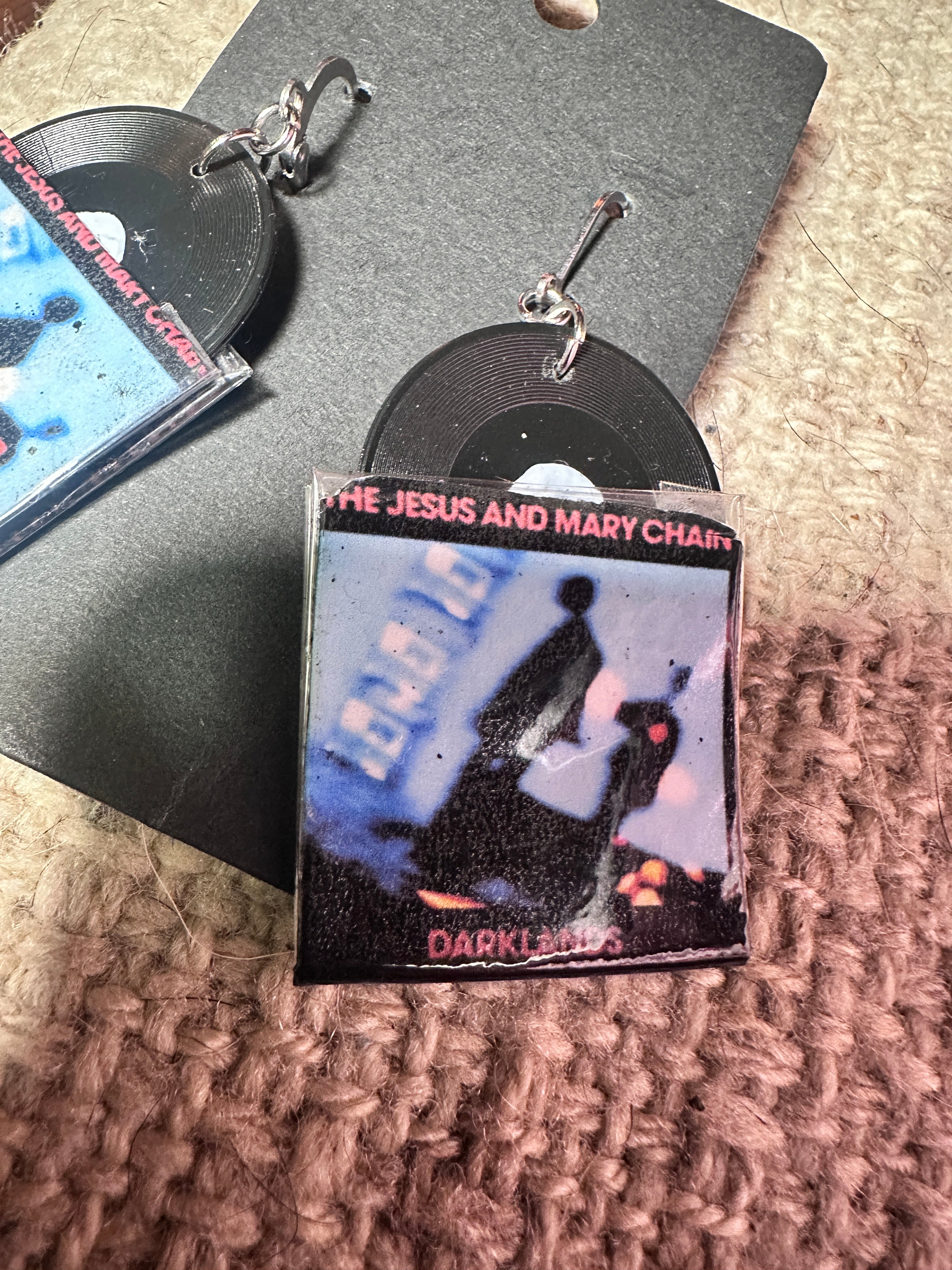 Vinyl Record Earrings