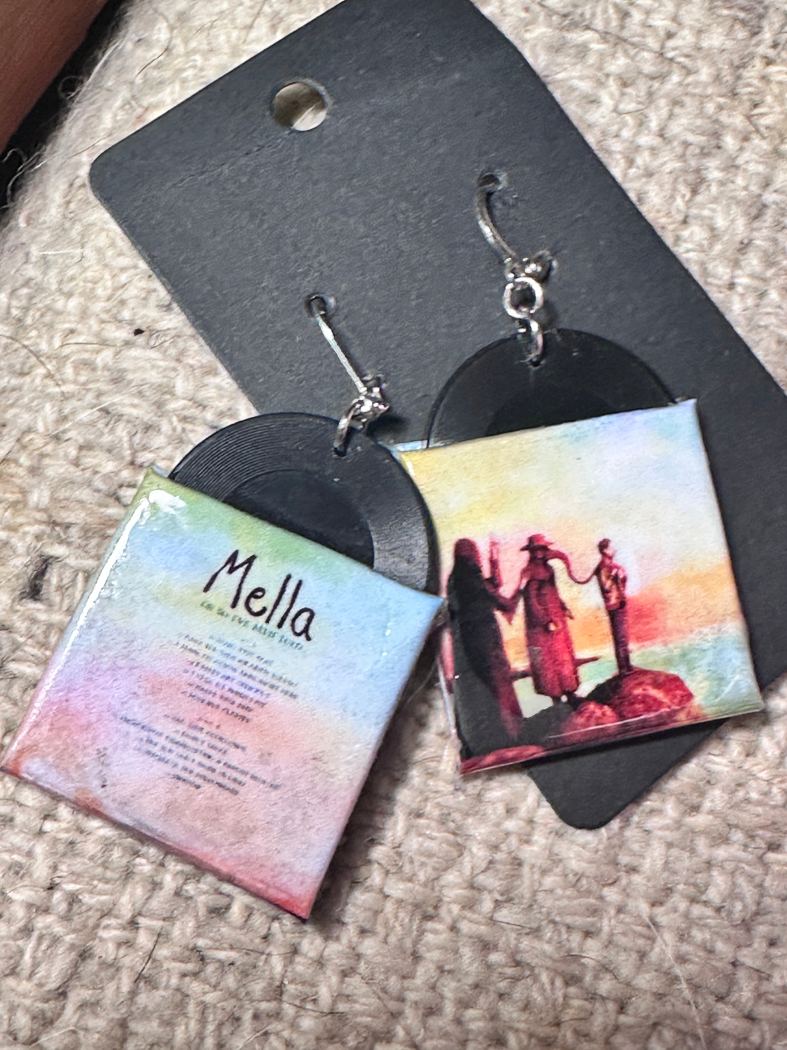 Vinyl Record Earrings