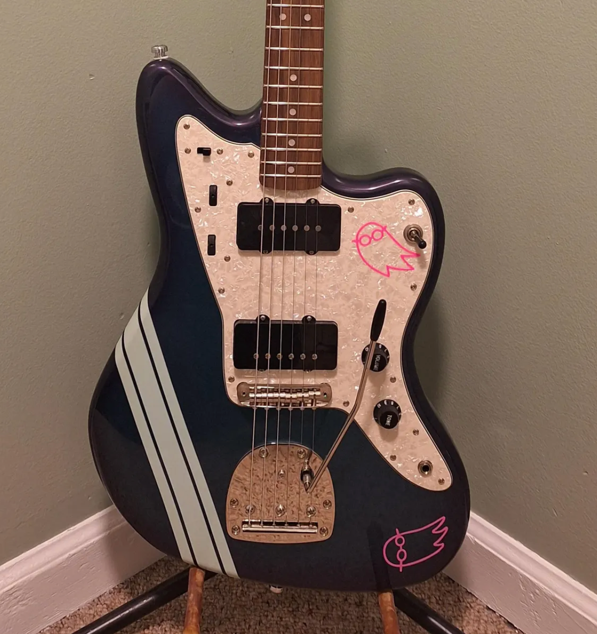 The Pink Opaque -  vinyl sticker, I Saw the TV Glow