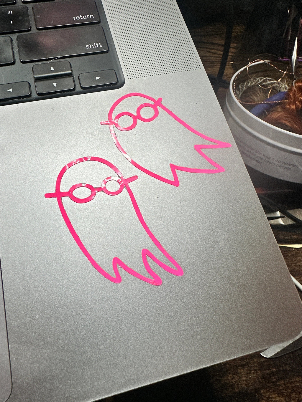 The Pink Opaque -  vinyl sticker, I Saw the TV Glow