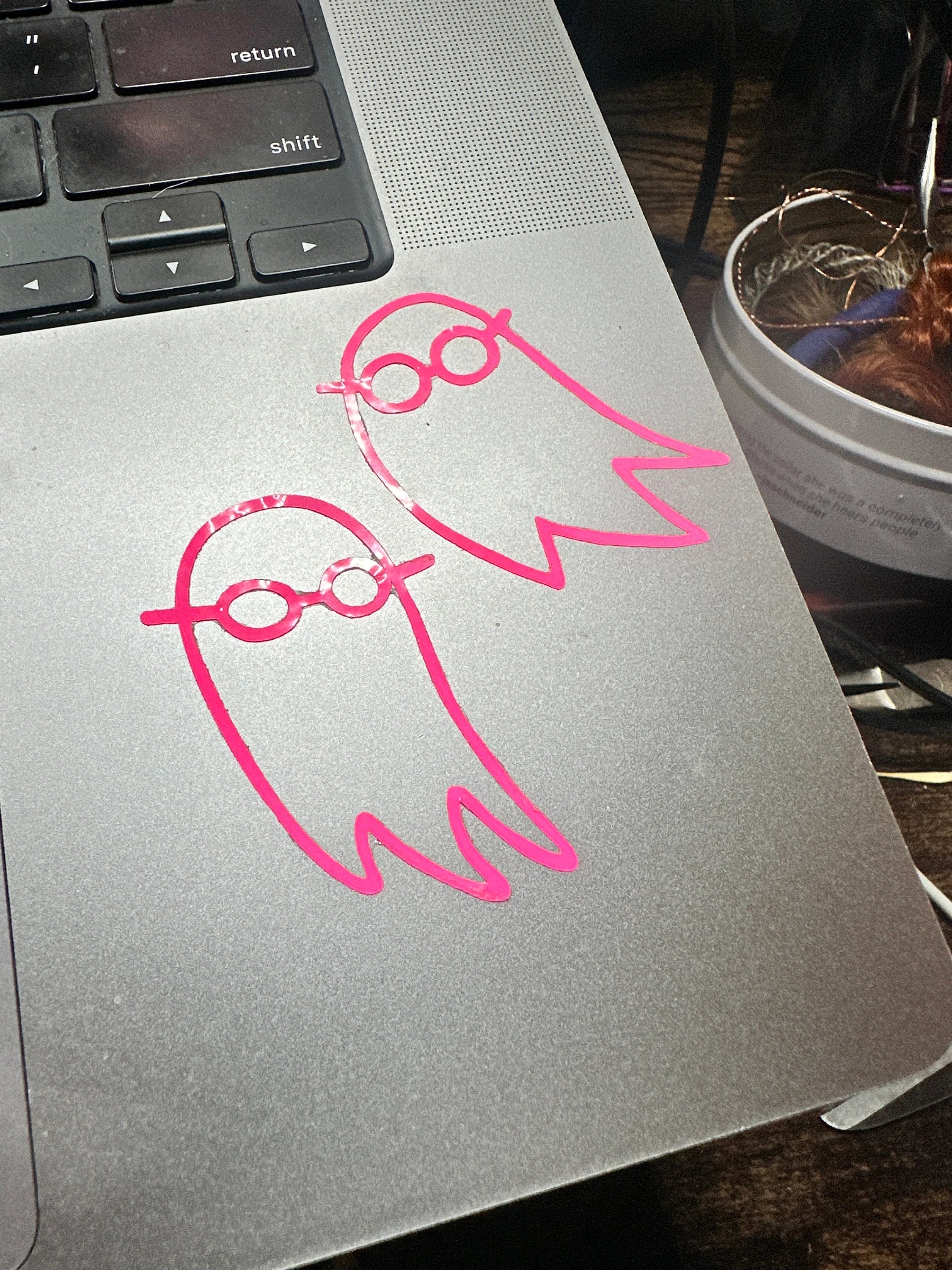 The Pink Opaque -  vinyl sticker, I Saw the TV Glow